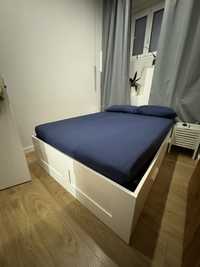 Cama 140x200 Brimnes IKEA com estrado Lonset