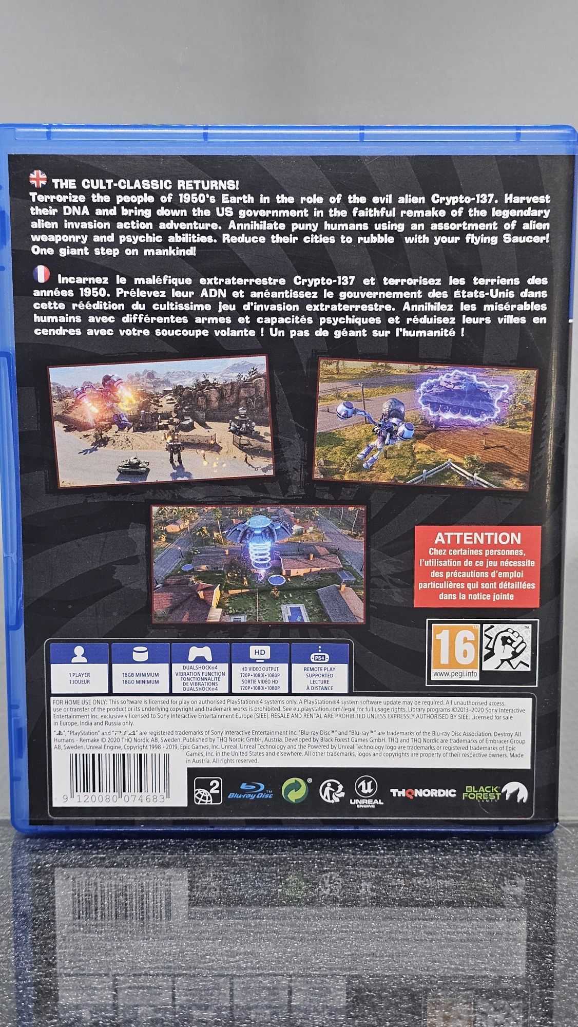 Destroy All Humans PS4 Playstation 4