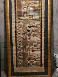 Papirus egipski w pięknej ramie