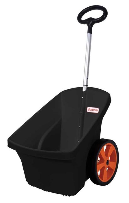 Wózek ogrodowy LEKKI Czarny HAGSEN 67L