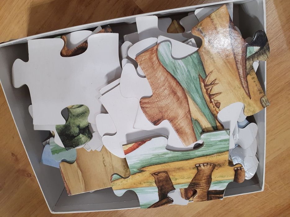 Peluches, PEPEE Set + Puzzle Disney Frozen+Dinissauros