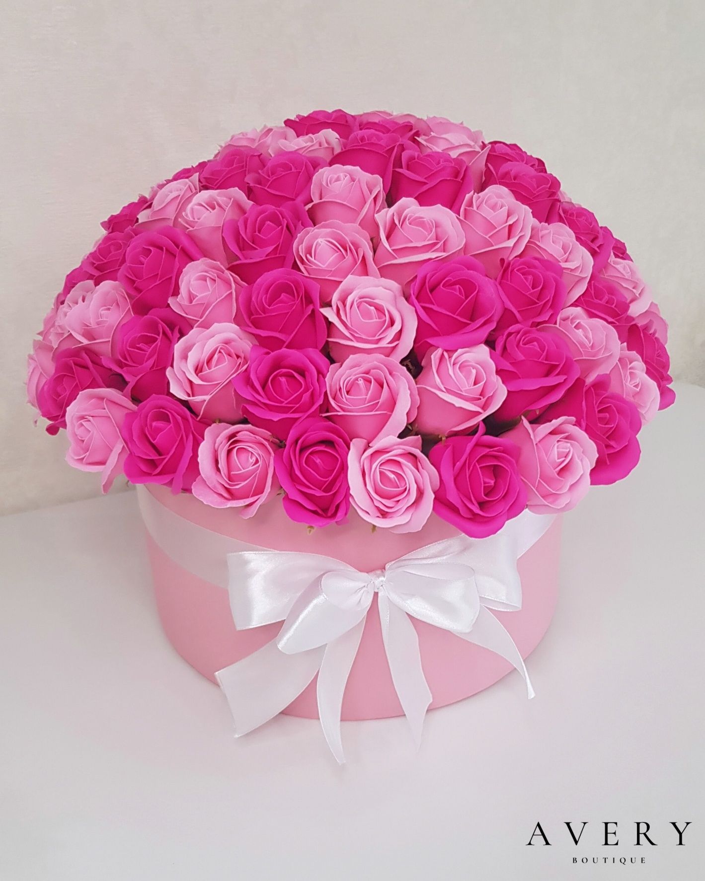 Бокс з мильних троянд,букет, квіти,подарунок коханій день закоханих