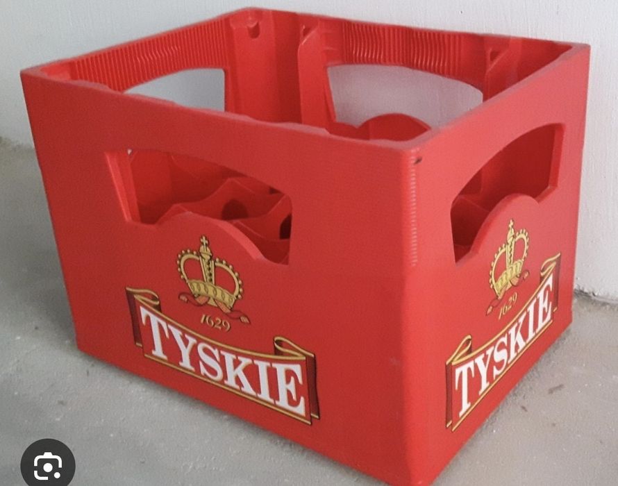 Skrzynka po butelkach do piwa