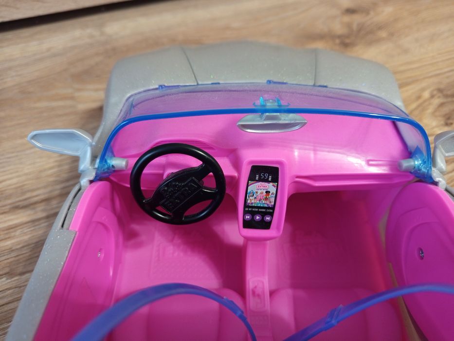 Jak nowy kabriolet Barbie auto extra gwiazd plus akcesoria