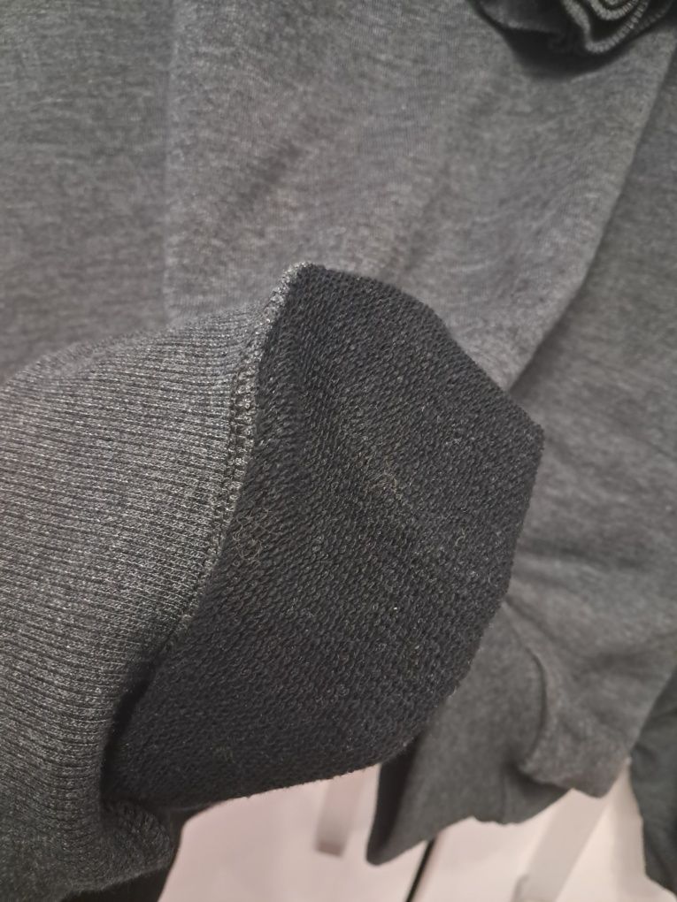 Bluza szary melanż z różami chandal rose gawroszka butik