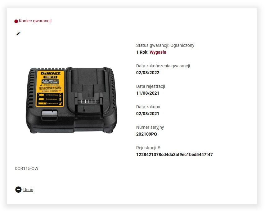 DeWalt 18V 2x Lekka Bateria 2Ah DCB183 i Szybka Ładowarka 4A DCB115