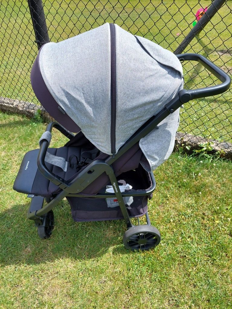 Wózek spacerowy 4baby Moody 2020 Light Grey