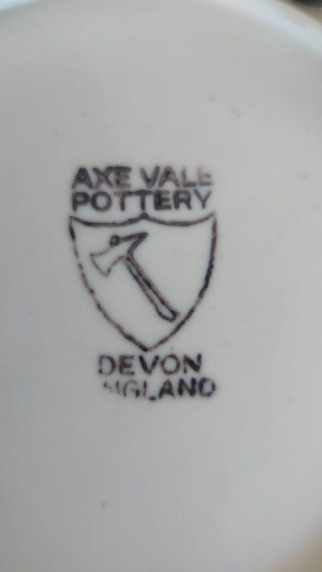 Axe Vale Pottery Devon - Anglia  - Porcelana- Vintage