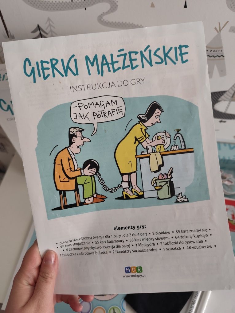 Gra planszowa towarzyska Gierki małżeńskie