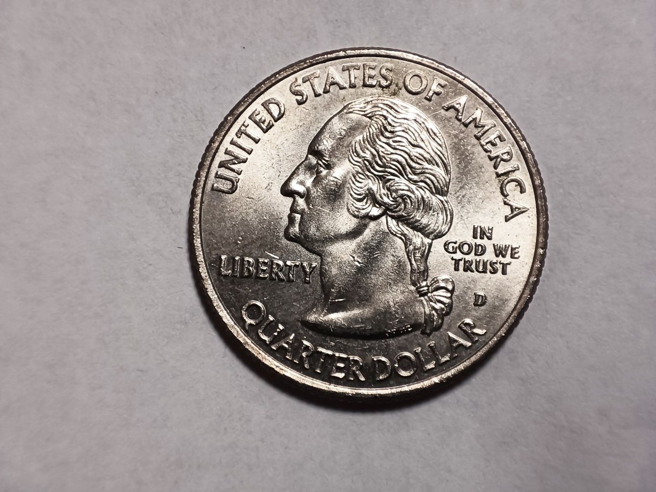 Монета Quarter Dollar 2009 г. District of Columbia