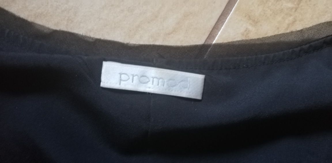 Seksowna sukienka mini z cekinami, Promod , czarno złota 40/M