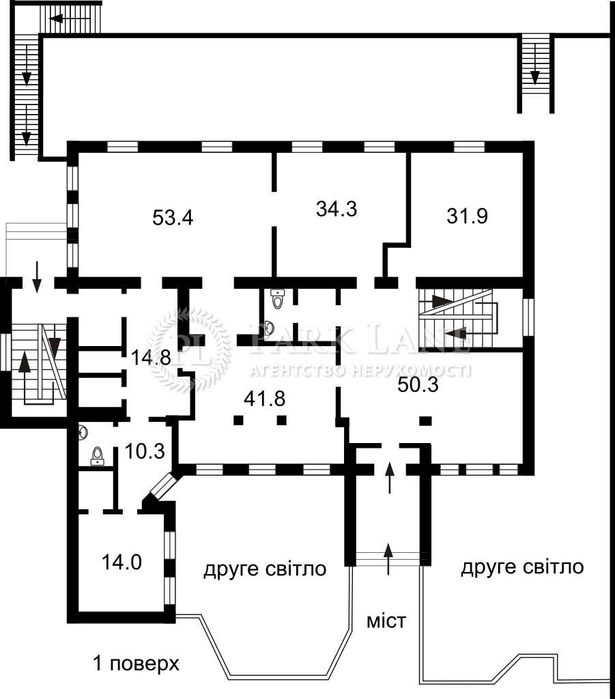 Продам маєток в центрі міста, вул. Володимирська 49б