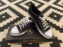 Primark czarne trampki przed kostkę 39 wkl 25 cm buty sportowe