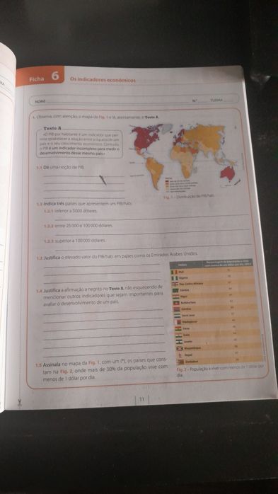Caderno de atividades GeoDiversidades geografia 9.° ano