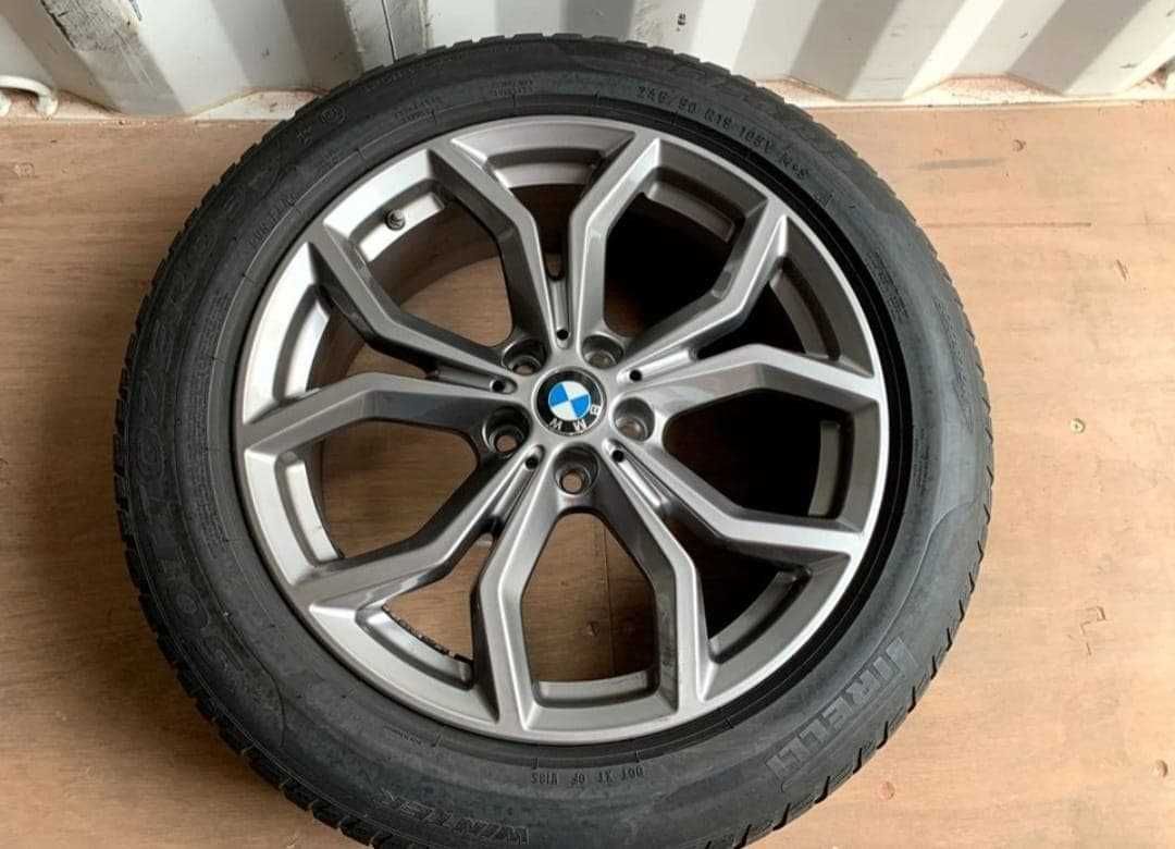 Oryginalne koła zimowe 19 BMW X3 G01 X4 G02 opony zimowe 245/50 R19