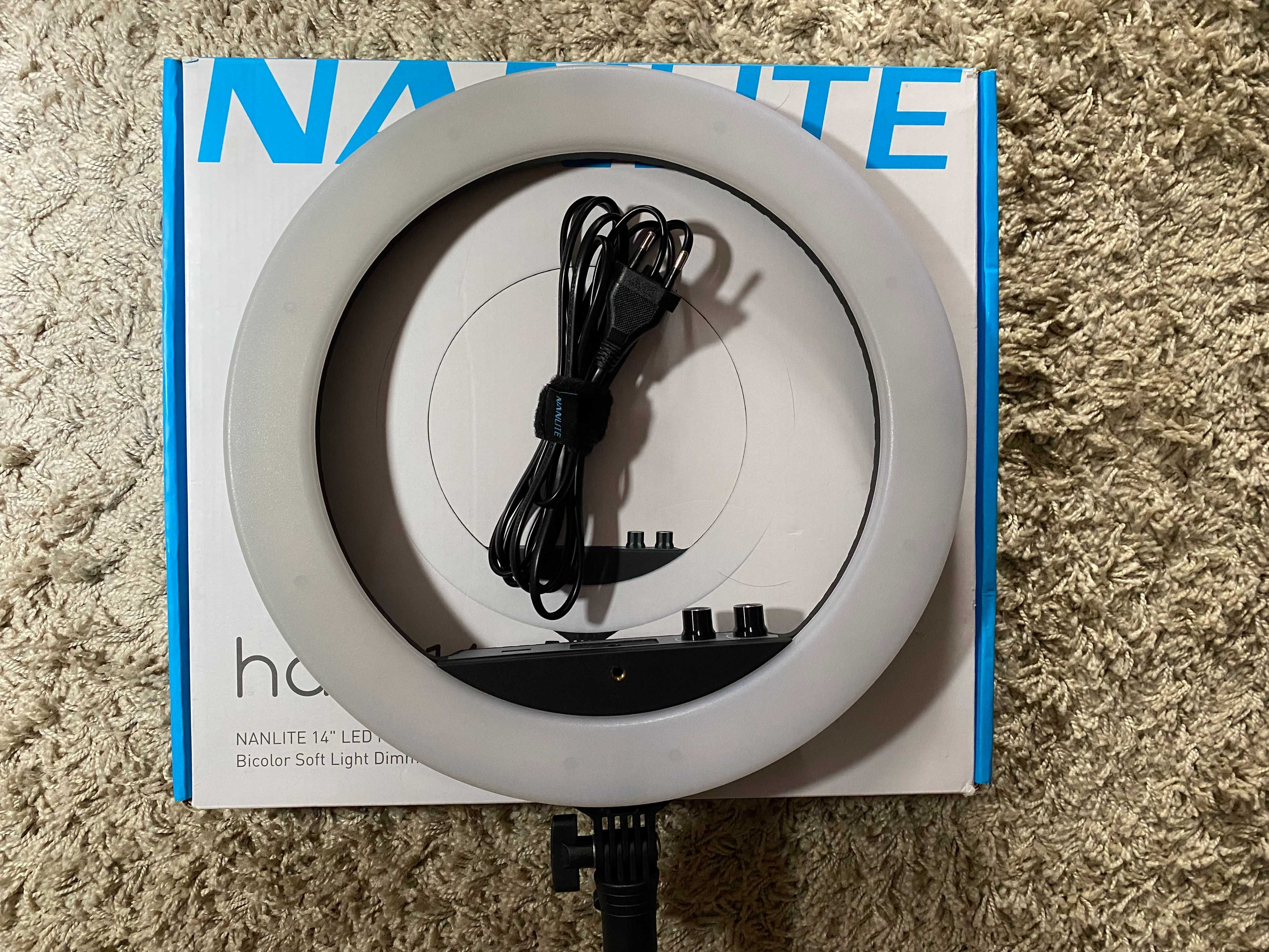 Vende-se NANLITE 14" LED Ring Light BICOLOR halo 14