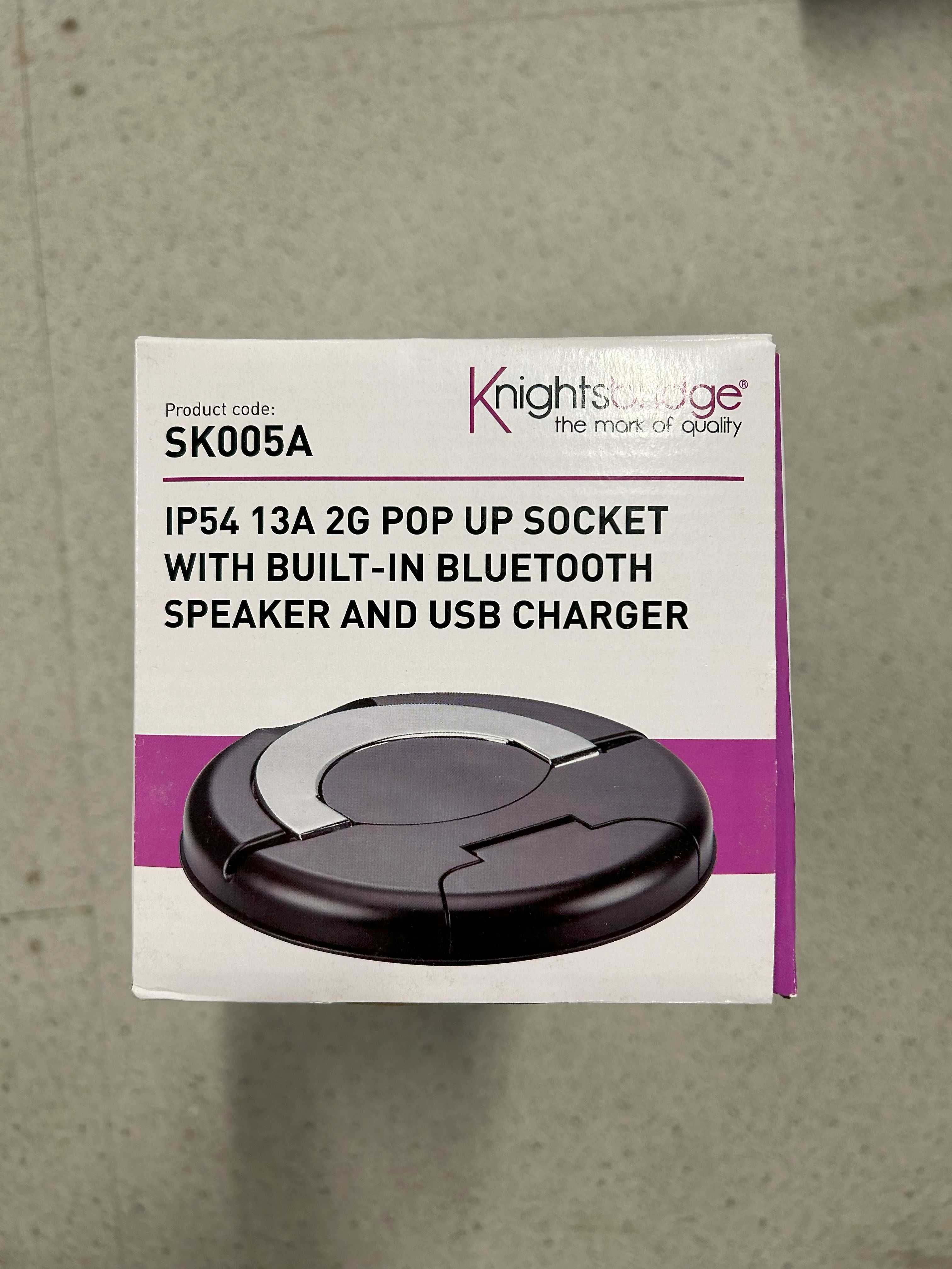 Wysuwana listwa zasilająca Knightsbridge POP UP SOCKET Power Bar