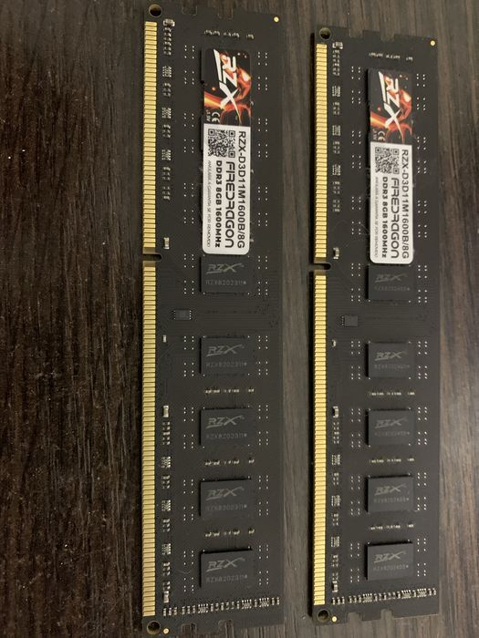 ОЗУ RZX FireDragon DDR3 2x8gb