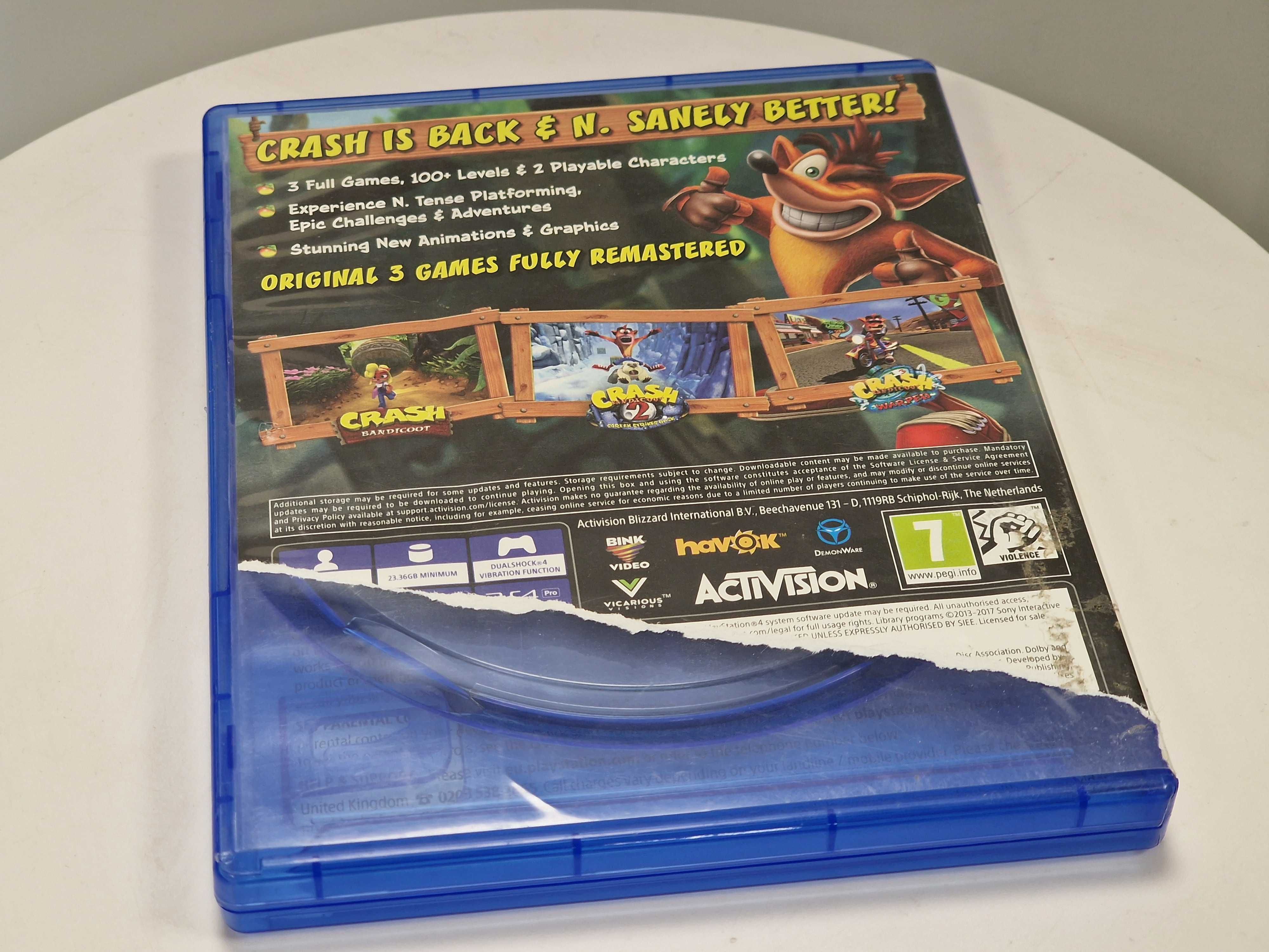 Gra PS4/PS5 Crash Bandicoot N'sane Trilogy