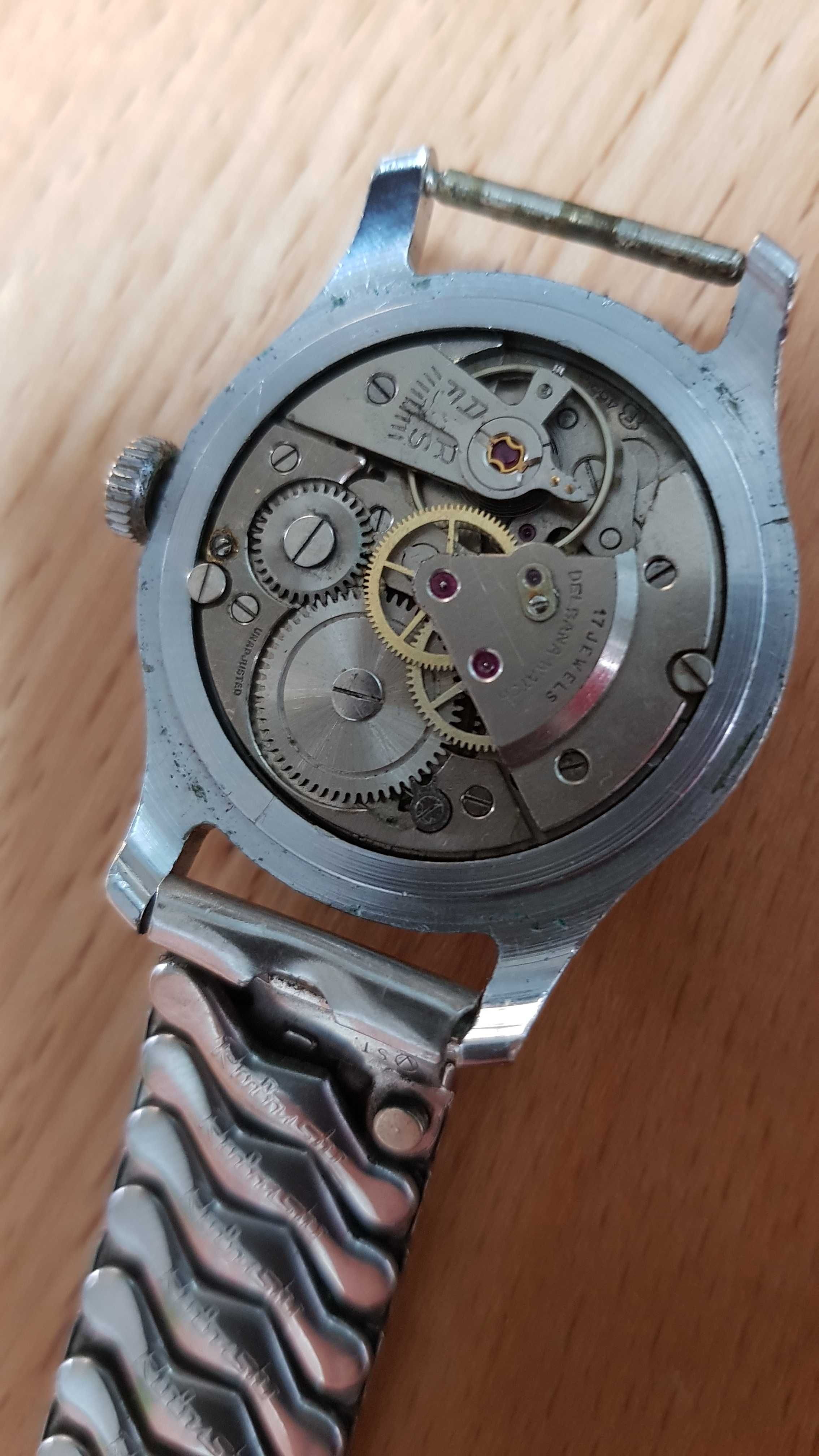 Stary zegarek *Pallas* mechanizm Delbana 1958r