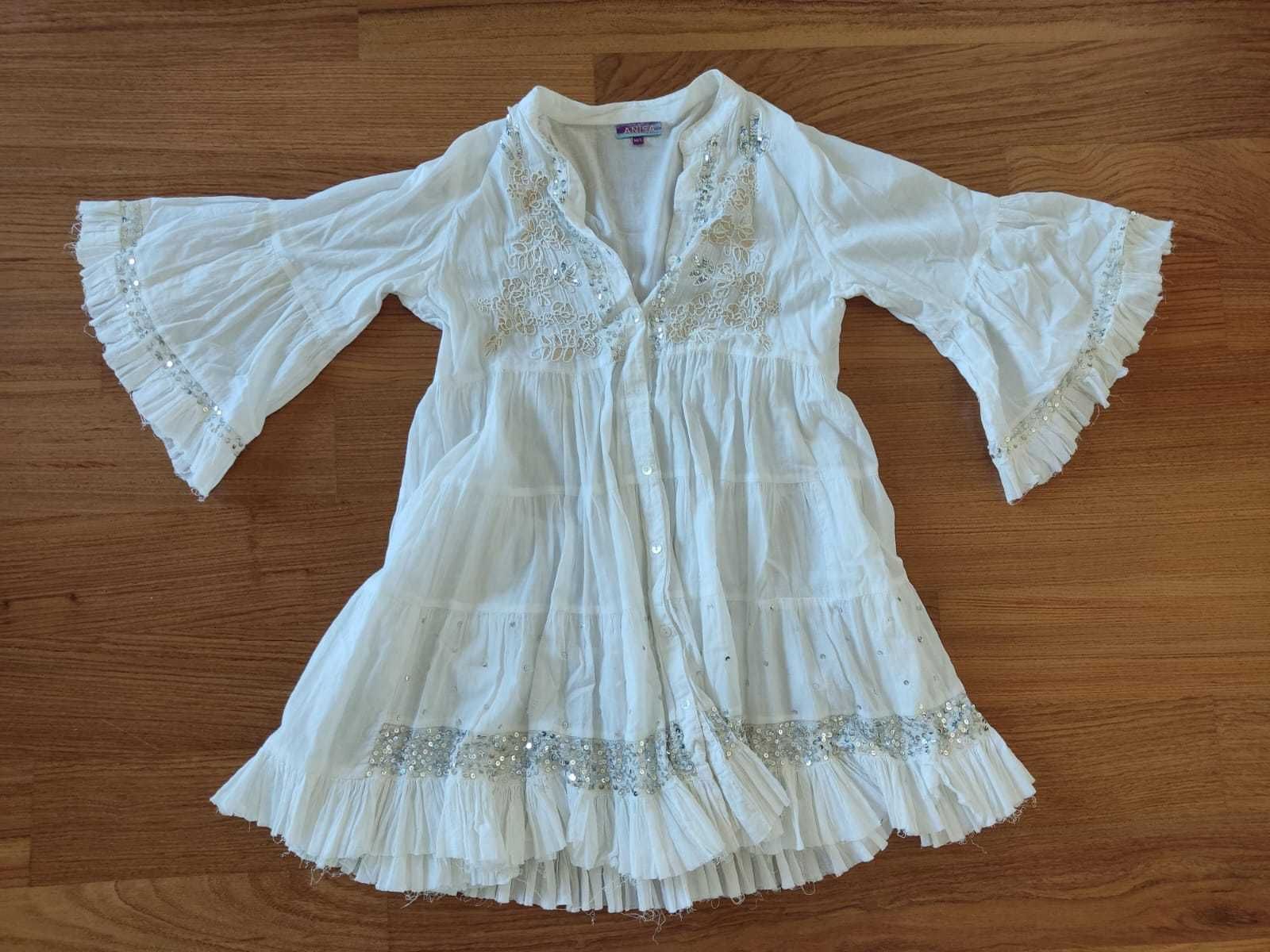 Vestido Branco de Praia