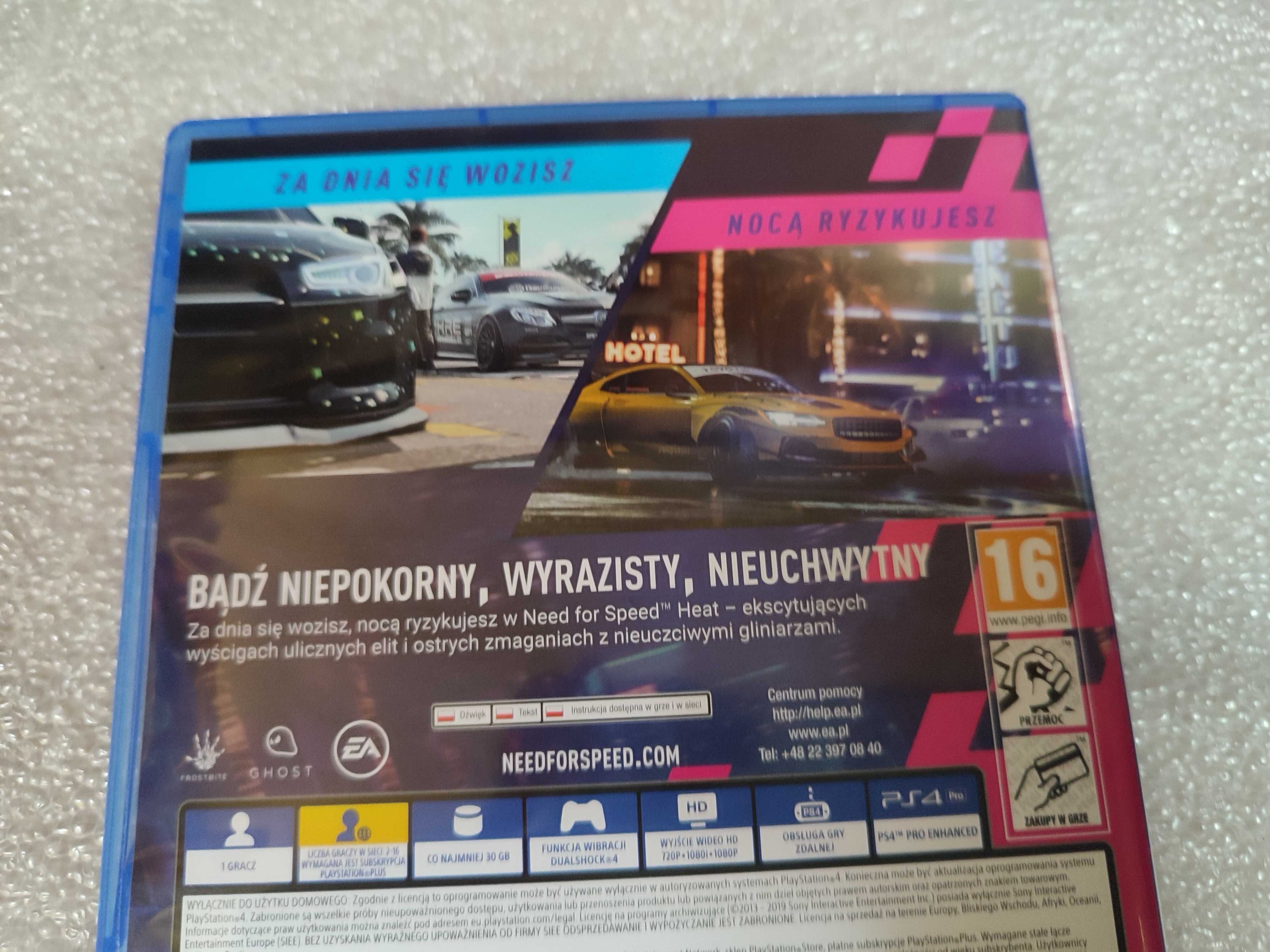 Need For Speed Heat - PS4 PS5 - j.polski, wyścigi, duży wybór gier