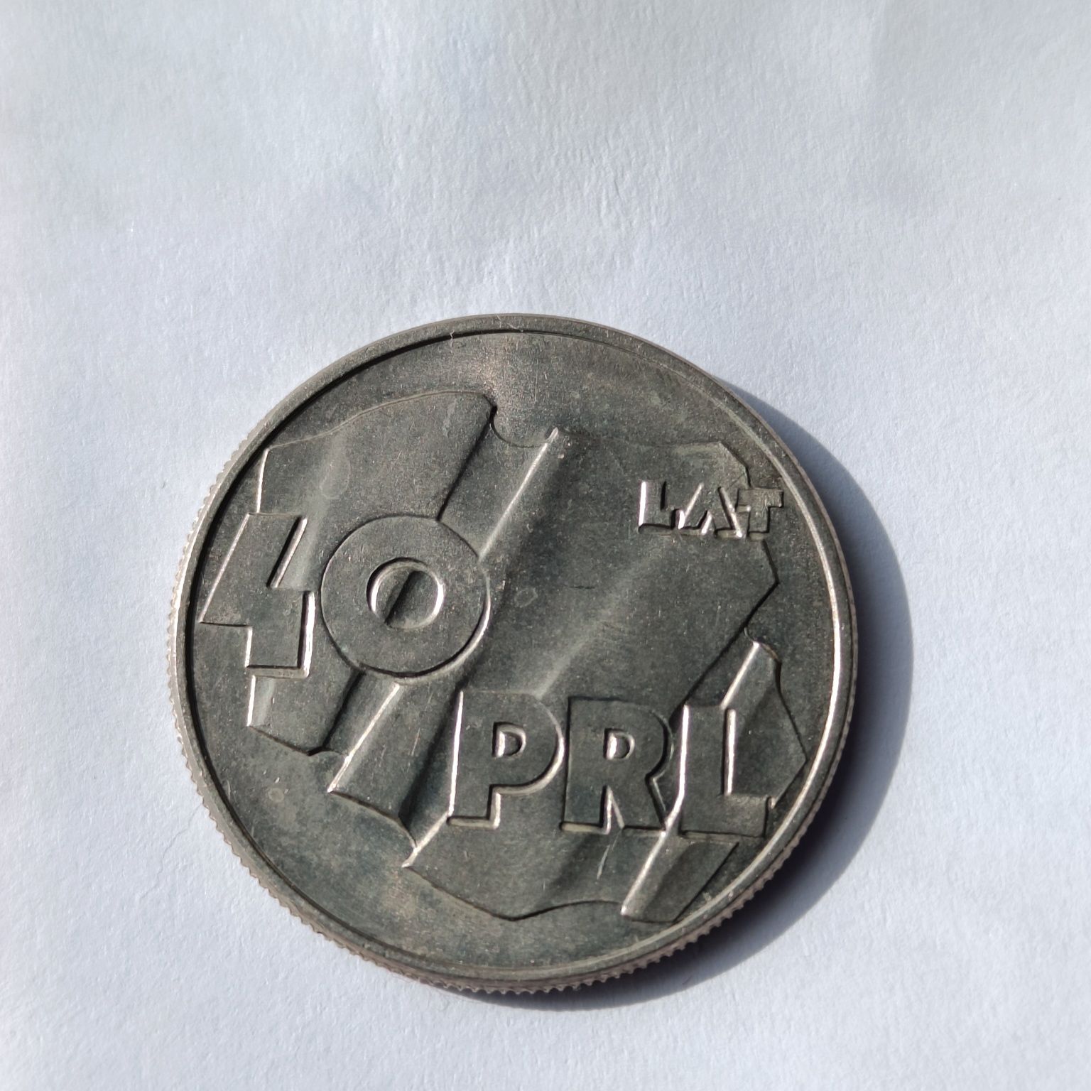 Moneta 40 lat PRL 100 złotych 1984