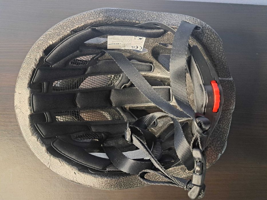 Kaski Kask rowerowy DUNLOP r. 55-58 cm brak daszka lampki na części