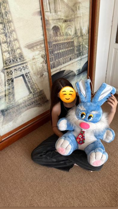 Мягкая игрушка заяц