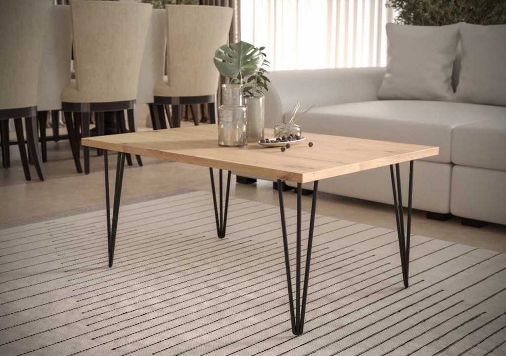 Ława stolik MILO 90/60 Lancelot Craft Wotan Artisan  Hikora Halifax