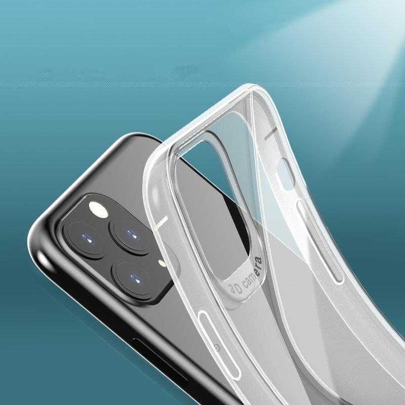S-Case elastyczne etui pokrowiec iPhone 12 przezroczysty