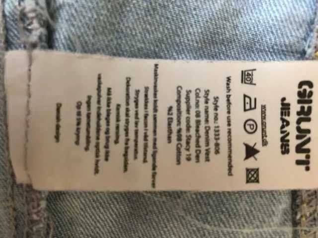 Kamizelka jeansowa  Grunt Jeans