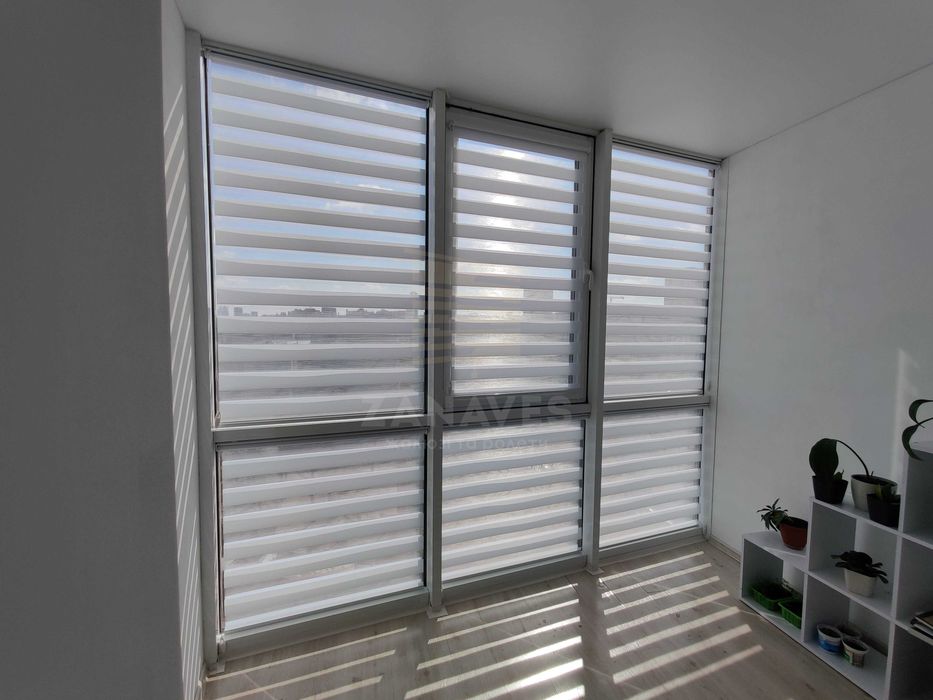 Жалюзі день ніч, тканинні ролети, рулонные шторы, ролеты день ночь