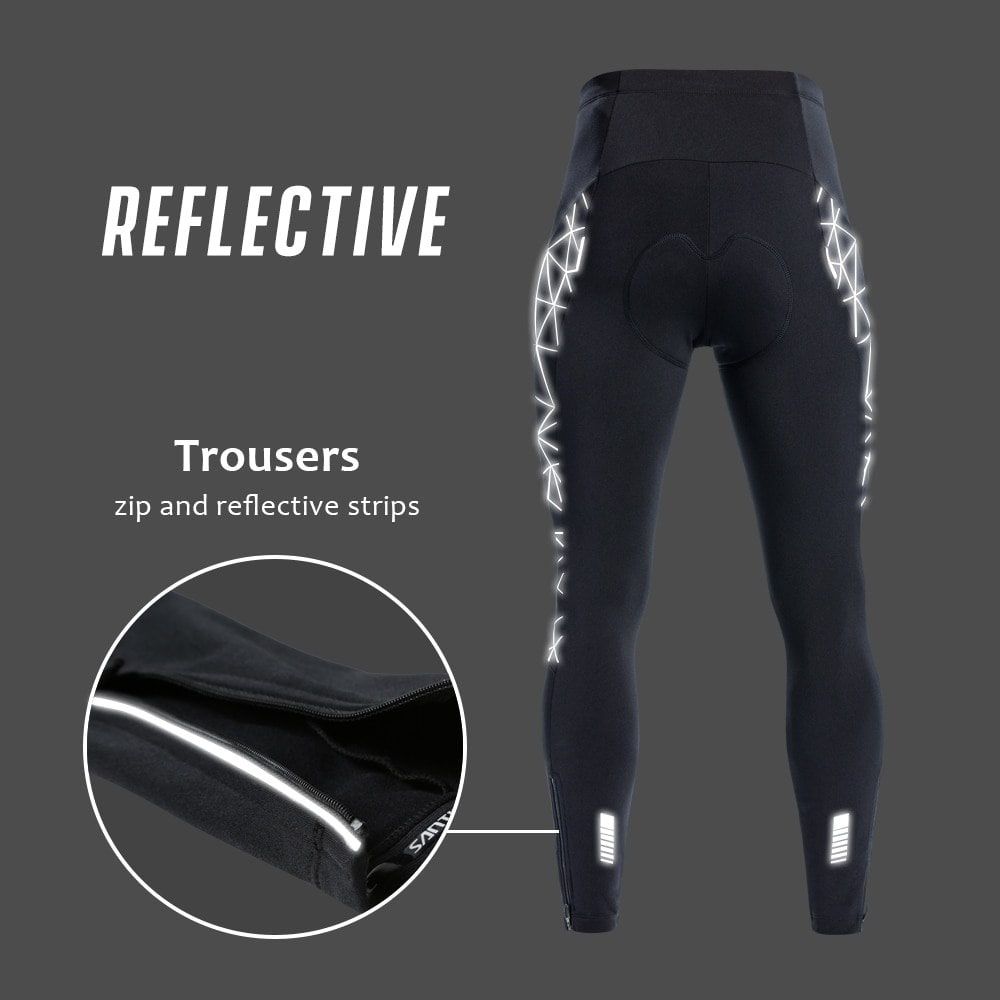 Велосипедные штаны Santic Cycling Pants Winter - Spring Fleece Thermal