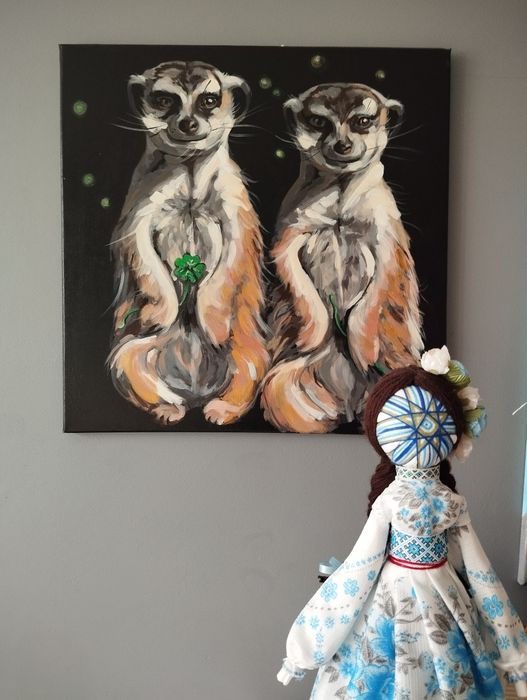 Obraz "Bliźnięta" – Maria Senko, 2023 – oryginał, akryl, 50x50 cm

Spr