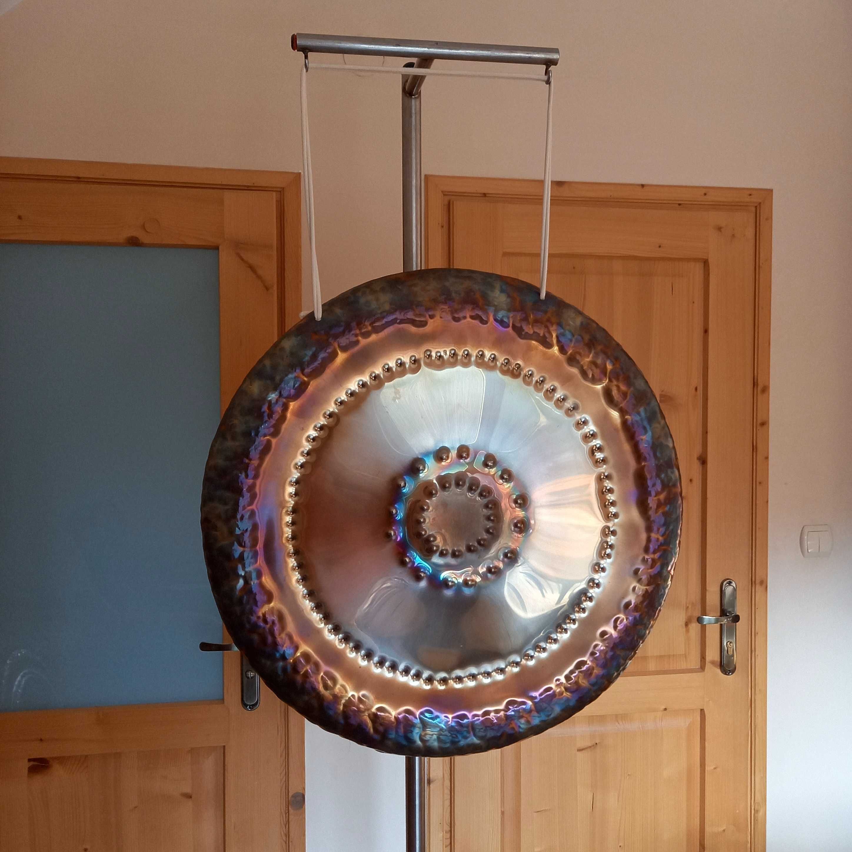 Gong 60 cm kosmiczny instrument stal inox