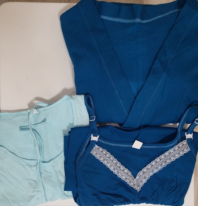 Комплект в пологовий,  Сорочка для годування та халат