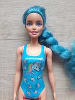 Lalka barbie mattel niebieska