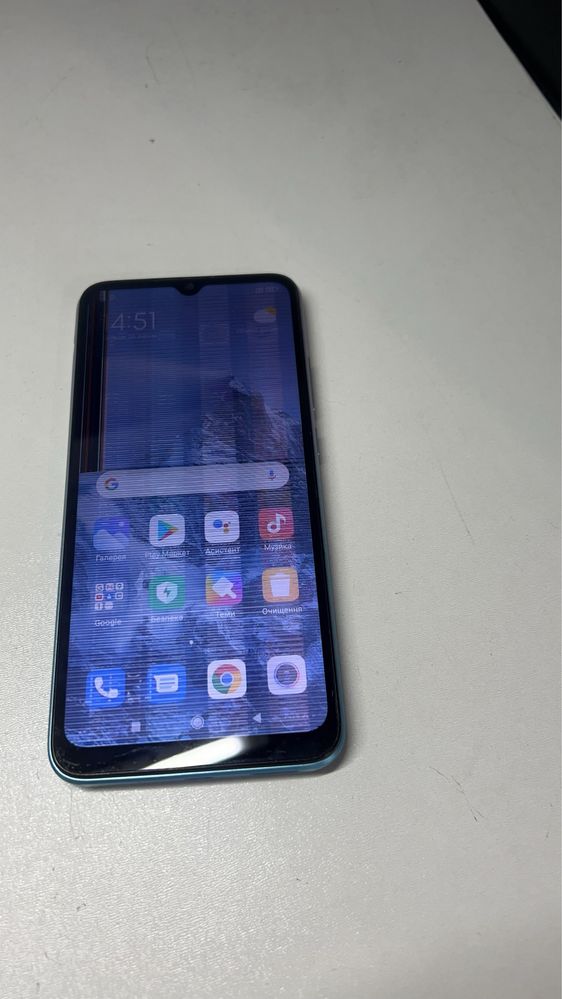 Xiaomi redmi 9 A з розбитим екраном