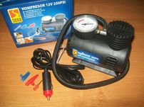 Mini Kompresor Sprężarka Pompka Samochodowa 12V, Nowy