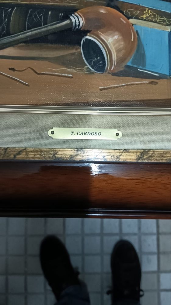 Quadros pintados a oleo