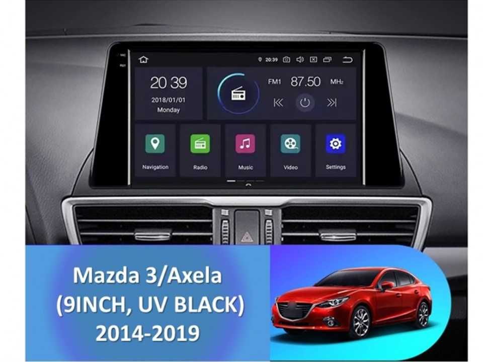 Radio samochodowe Android Mazda 3 Axela (9", UV black) 2014.-2019