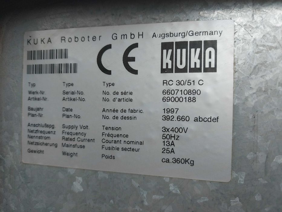 Zautomatyzowane stanowisko spawalnicze spawarka MERKLE PU KUKA KR360/6