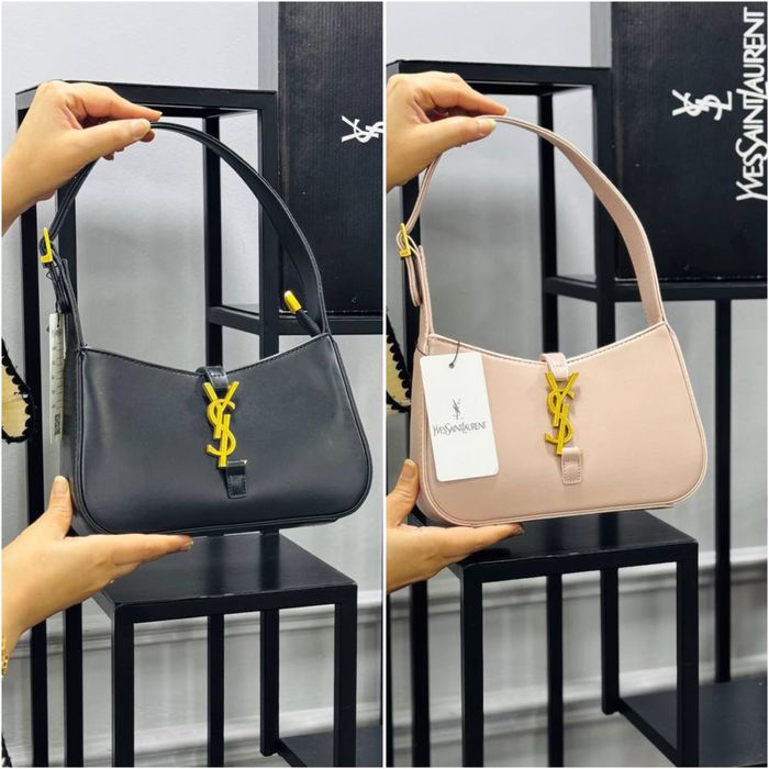 Сумка черная бежевая женская Yves Saint Laurent Сумка Ив Сен Лоран