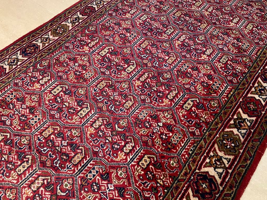 Kaszmirowy chodnik Herati Kork 335 # 86 Ręcznie tkany - wełniany