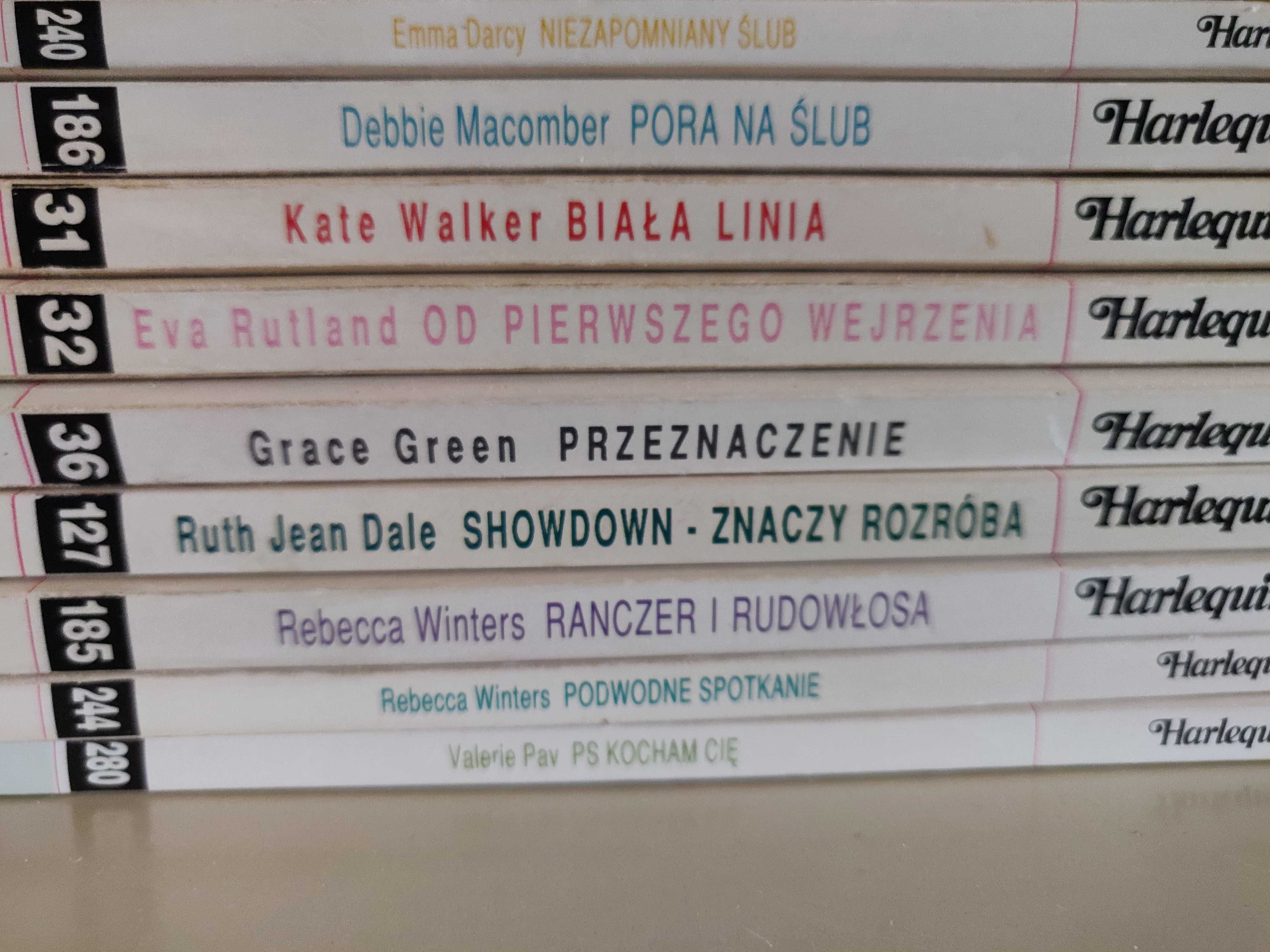 Książki 17 sztuk Harlequin