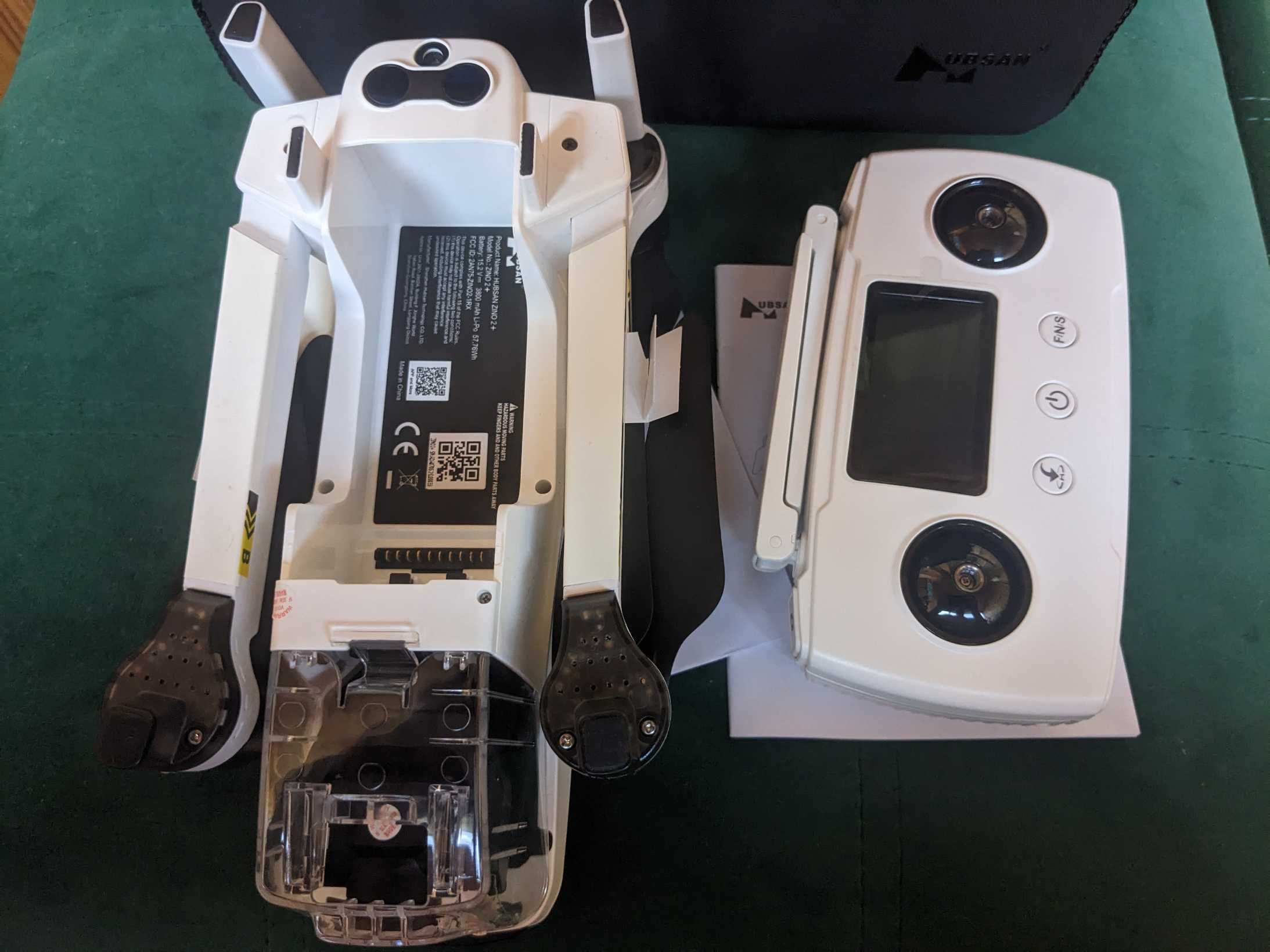 Квадрокоптер Hubsan ZINO 2+ (Plus) Portable − з 4K камерою, FPV, GPS..