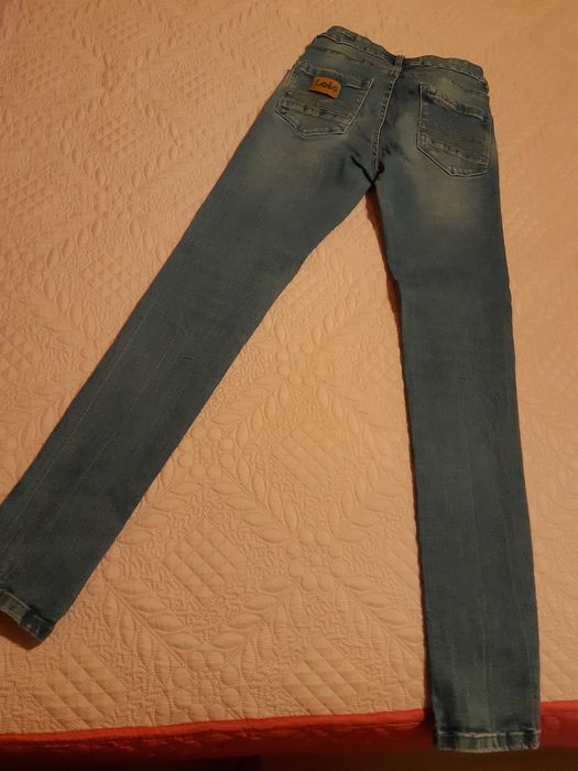 Calças de ganga Lois/Macacão de ganga Pull & Bear-BAIXA DE PREÇO