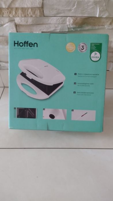 Opiekacz do kanapek Hoffen biały nowy