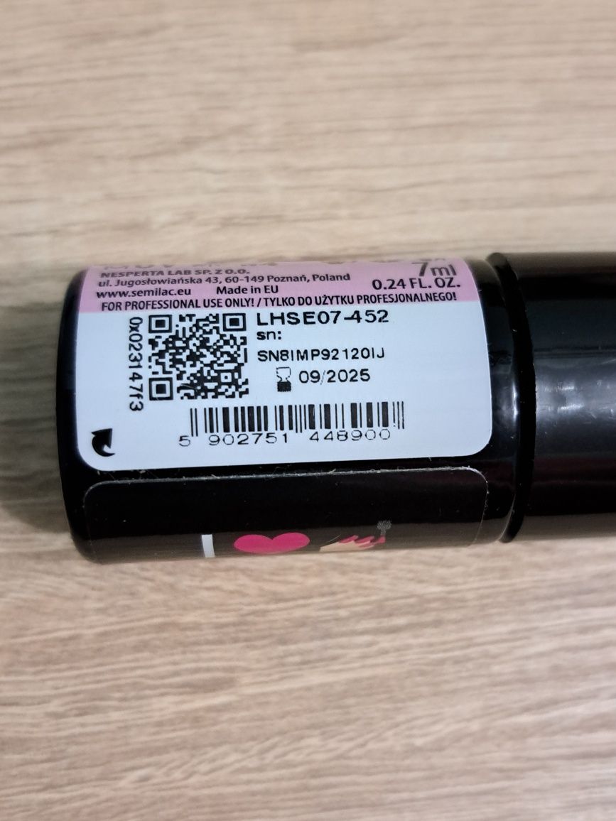 Nowy lakier hybrydowy semilac lilac magic 452 manicure